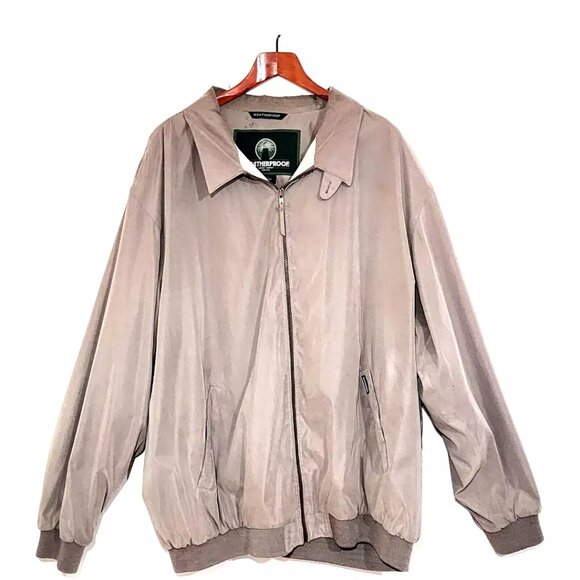 Weatherproof Garment Company Men's Softshell Jacket Tan Full Zip Front - Picture 1 of 6